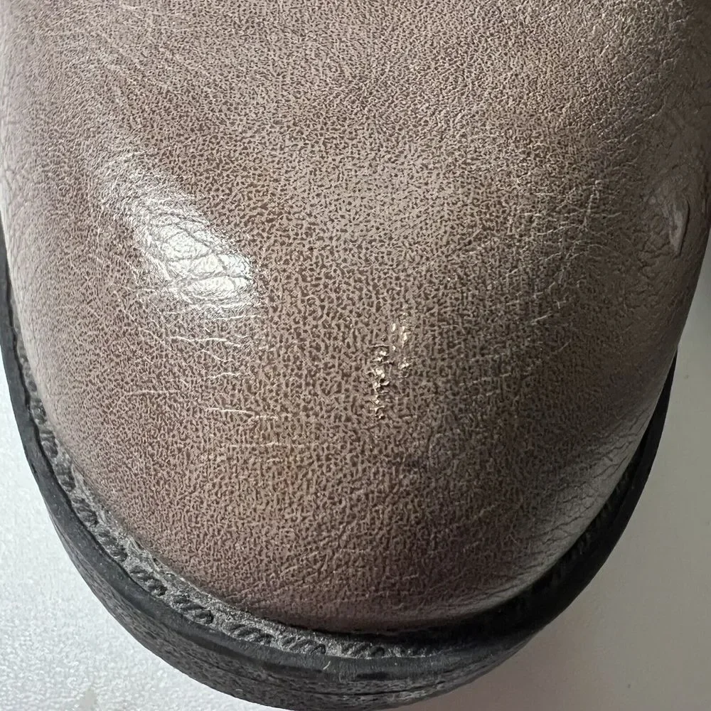 Rampage Boots Womens 8.5 M Vinci Ankle Booties‎ Brown Faux Leather